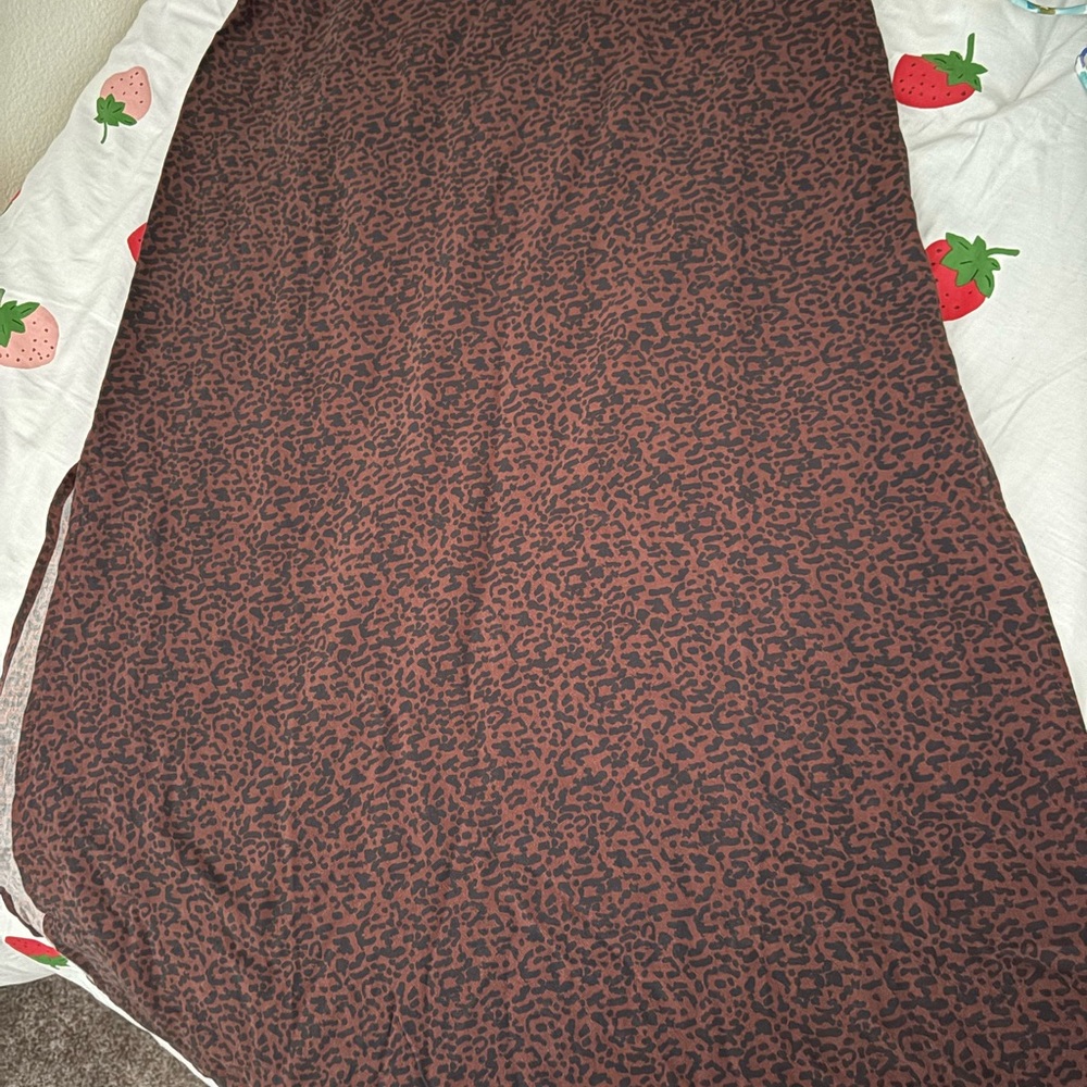NWT Leopard Print Skirt with Zipper